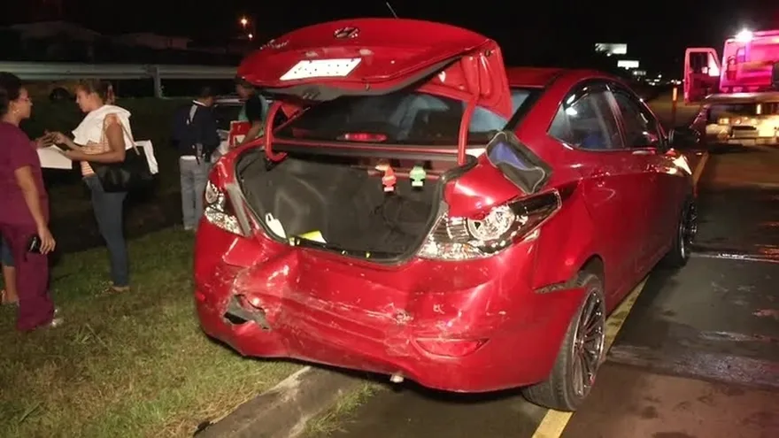 Accidente de tránsito en el Corredor Sur