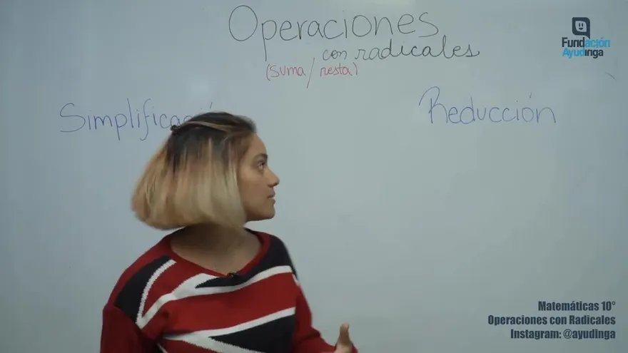 Ayudinga Matemáticas 10° - Operaciones con Radicales- Suma y Resta 23 de marzo de 2020