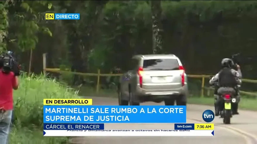Trasladan a Martinelli hacia la Corte Suprema