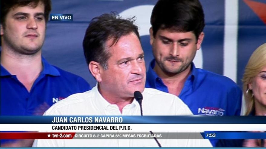 Navarro: Reconozco los resultados y victoria de Varela