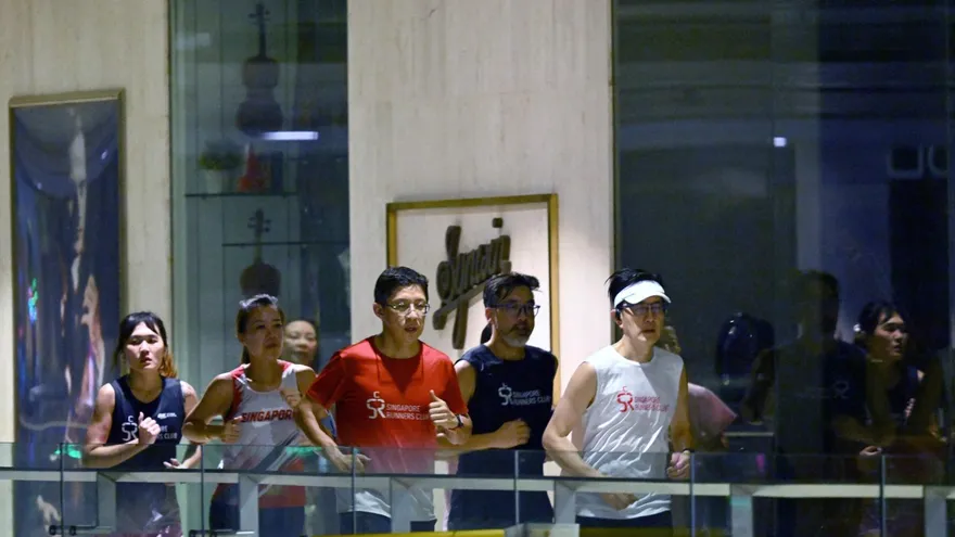 Runners en Singapur