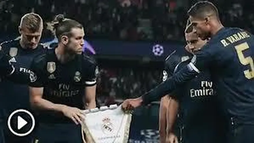 El desprecio de Gareth Bale al banderín del  Real Madrid