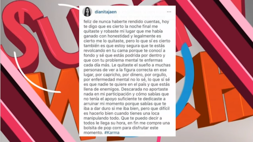 Diana Jaén arremete contra Marisela Moreno - Parte 1
