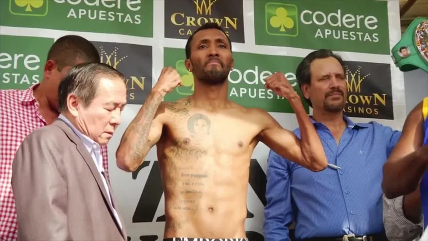 Pesaje oficial de Anselmo"Chemito" Moreno