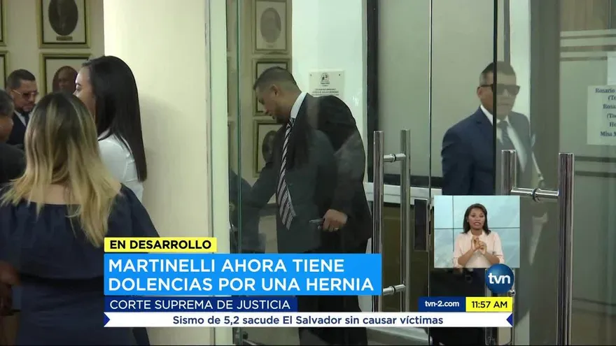 Suspenden audiencia a Martinelli hasta el próximo lunes