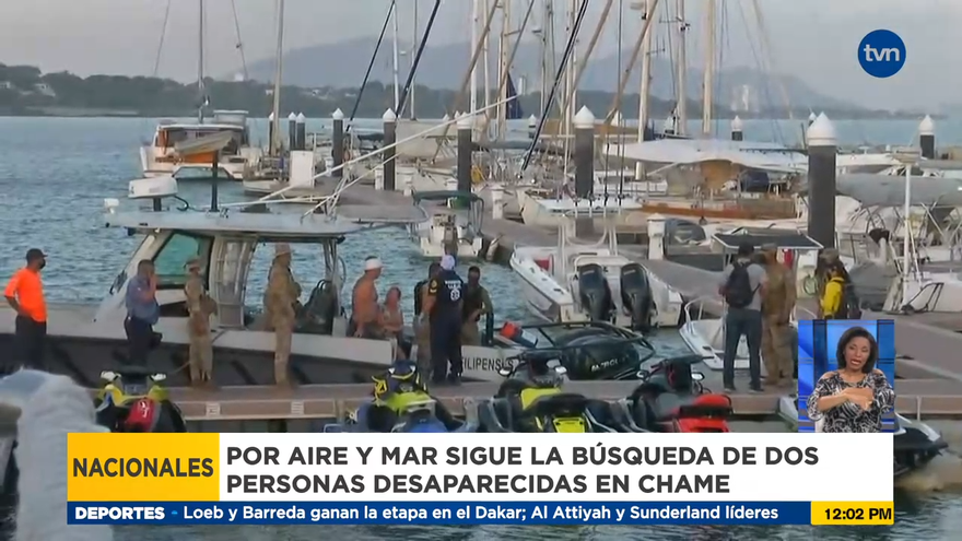 Búsqueda de extranjeros desaparecidos en Chame sin frutos