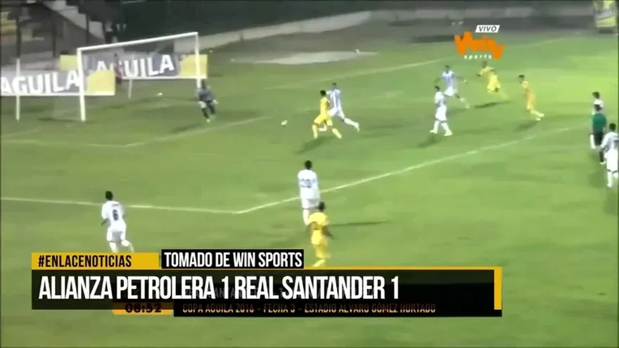 Gol de Nelson Barahona con Alianza Petrolera