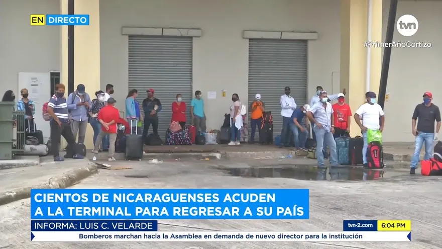 Nicaragüenses fueron a la Terminal de Albrook creyendo que los llevarían a su país