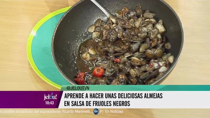 Prepara unas deliciosas almejas en salsa de frijoles negros