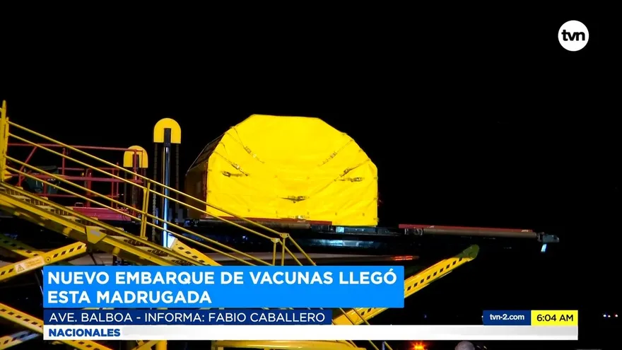 Llega a Panamá el tercer lote de vacunas de Pfizer/BioNtech