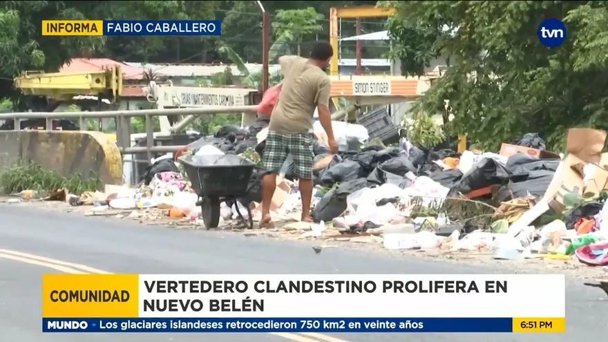 El vertedero clandestino que amenaza a la comunidad de Nuevo Belén