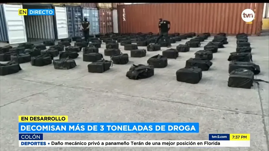 Encuentran droga en un contenedor en Colón