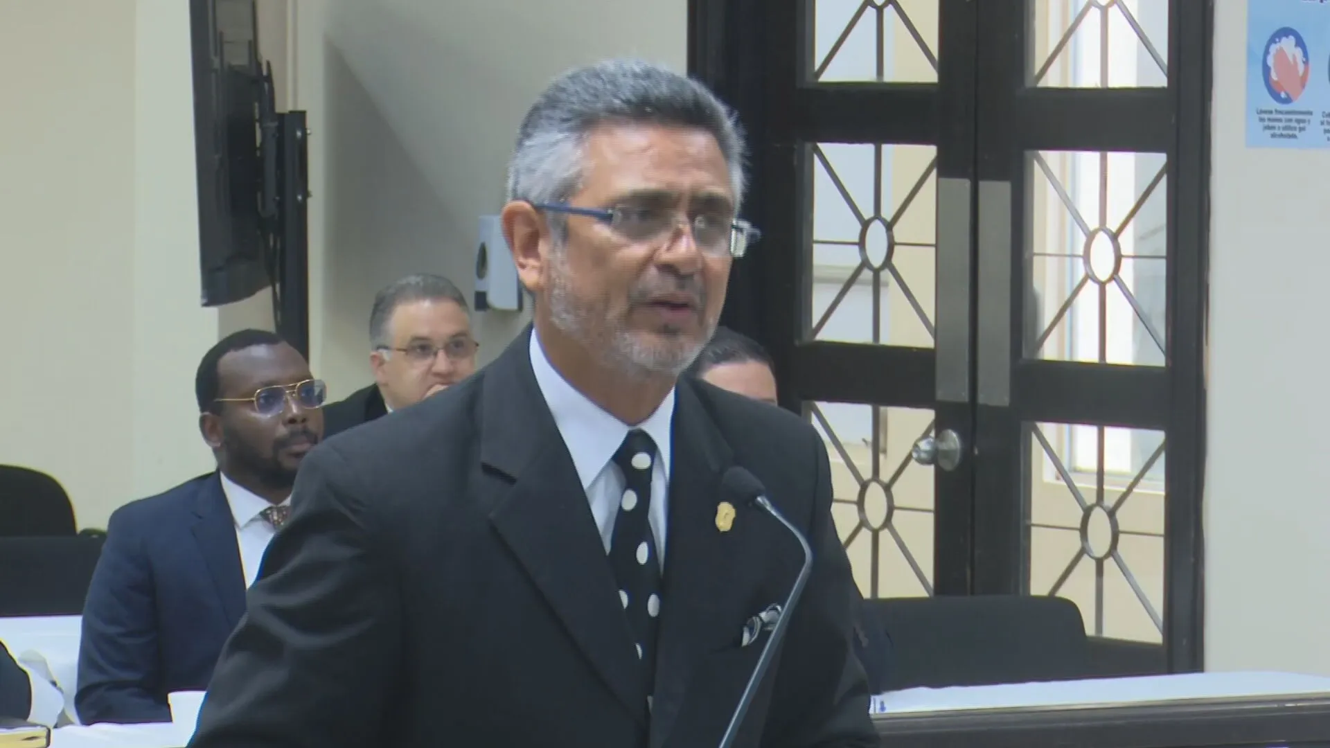 Cosme Moreno, abogado defensor.