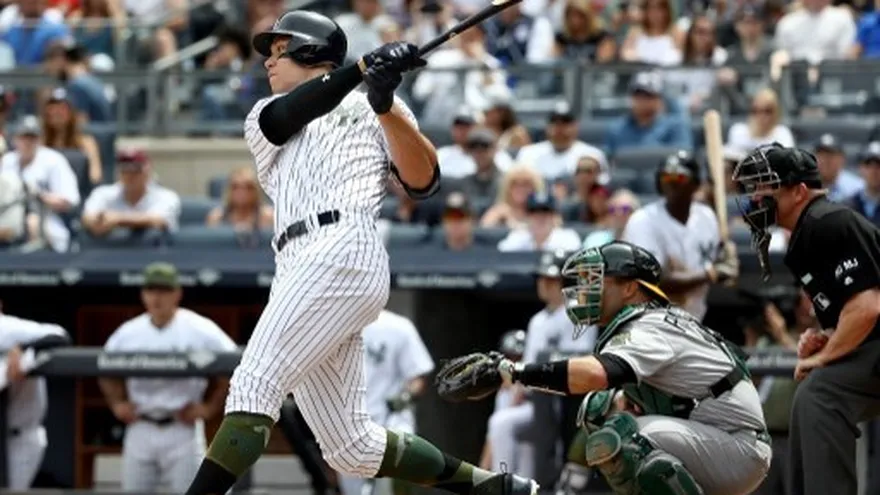 Aaron Judge es el novato sensación de las Grandes Ligas.