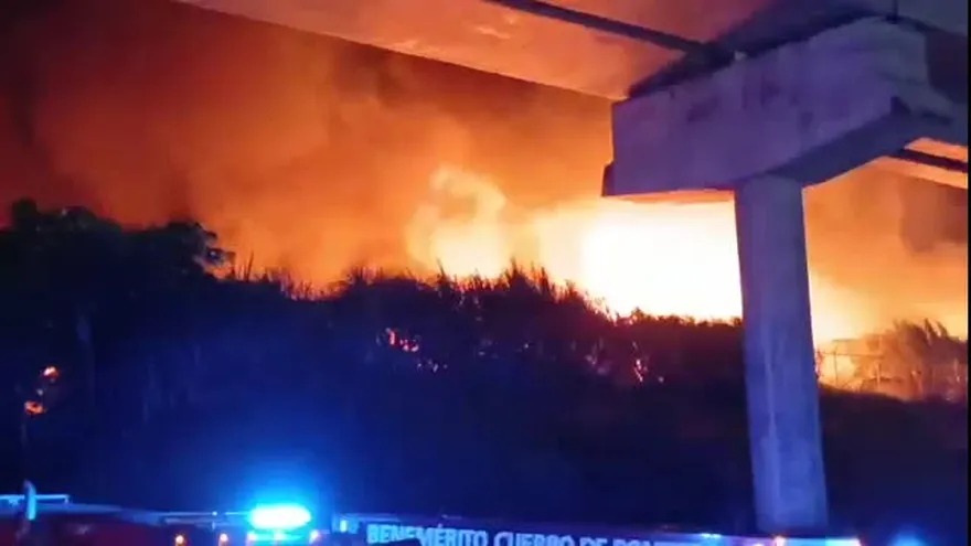 Incendio en Villa Zaita.