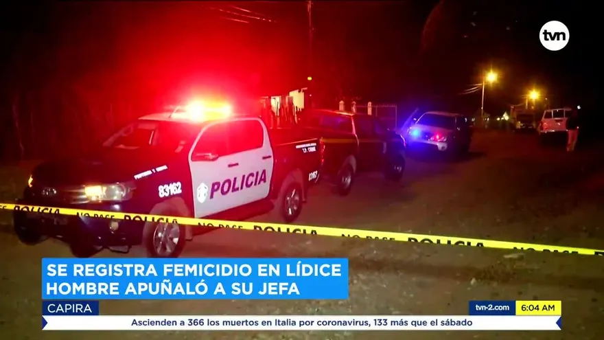 Se registra femicidio en El Lídice de Capira