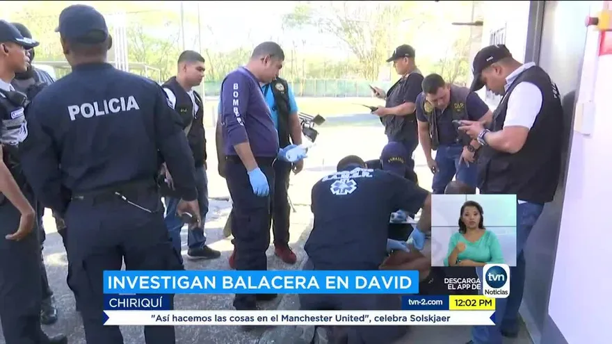 Investigan balacera registrada en una barriada en Chiriquí