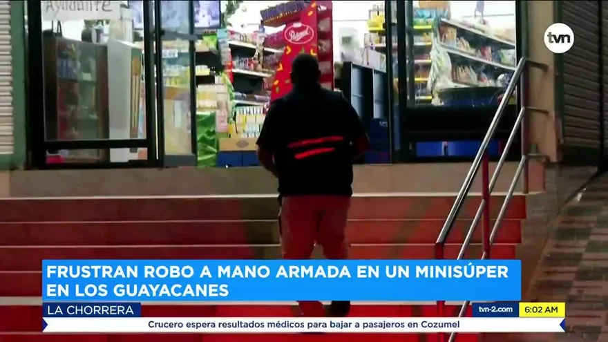 Frustran robo en un minisúper en La Chorrera