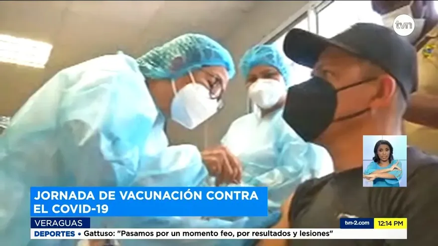 En Veraguas vacunan a integrantes de estamentos de seguridad