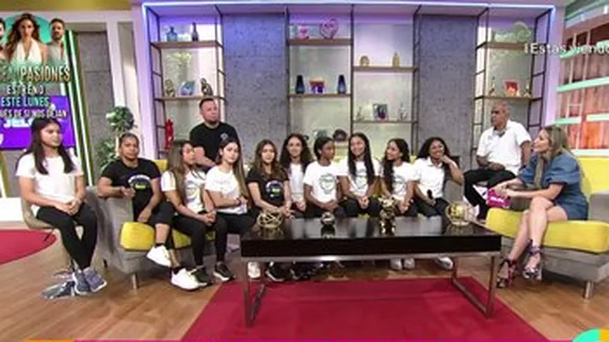 Visita de la federación de Gimnasia Panamá y Hillary Heron