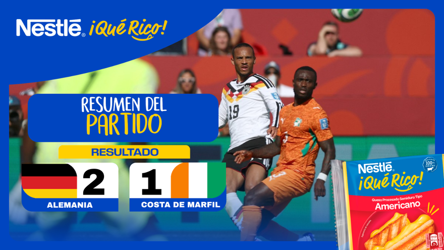 Mundial 2026 | Alemania 2-1 Costa de Marfil resumen completo Grupo E
