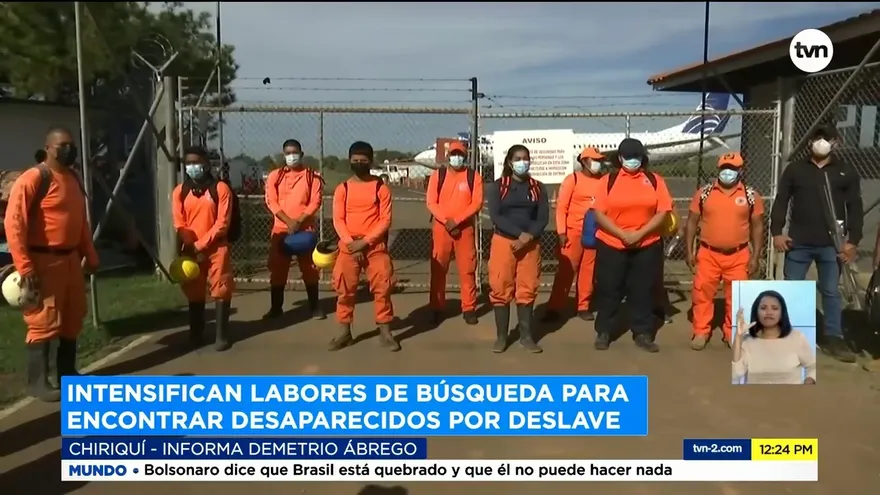 Intensifican labores de búsqueda en Chiriquí de personas desaparecidas