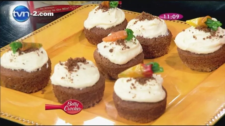 Cupcake de zanahoria