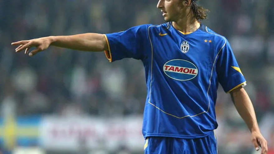 Zlatan Ibrahimovic durante su época como jugador de la Juventus