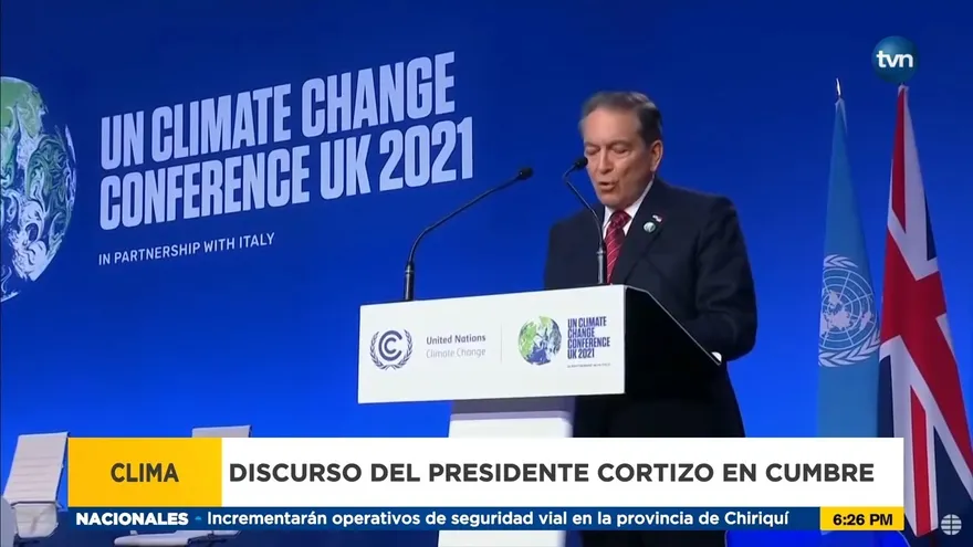 Reacciones por discurso del presidente Cortizo en Cumbre del Clima