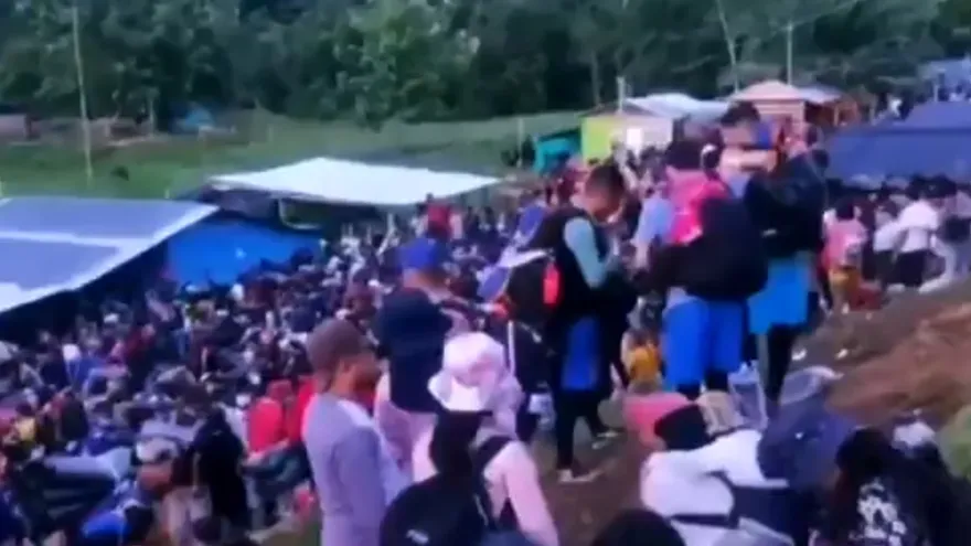 Preocupación de migrantes que están atravesando el Darién