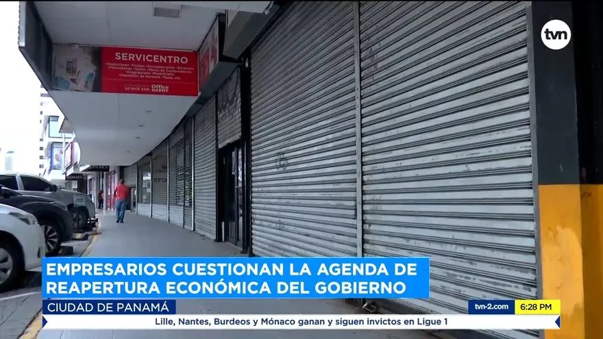 Empresarios cuestionan el plan de reapertura económica