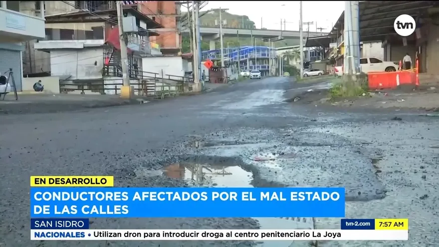 Denuncian mal estado de calles en San Isidro