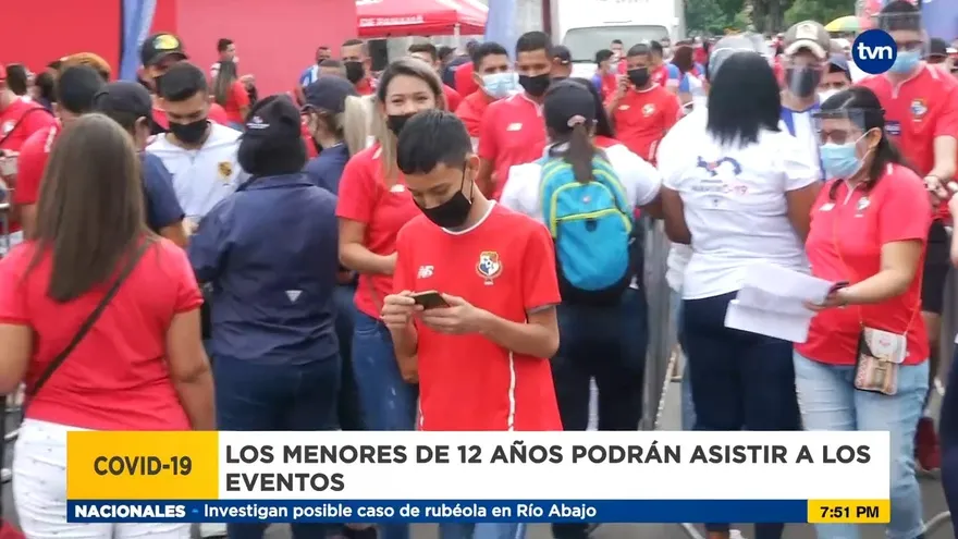 Menores de 12 años podrán acompañar a padres a actividades con aforo de 100%