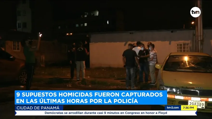 Nueve supuestos homicidas capturados