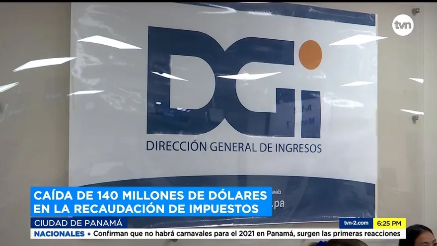 Caída de 140 millones de dólares en la recaudación de impuestos