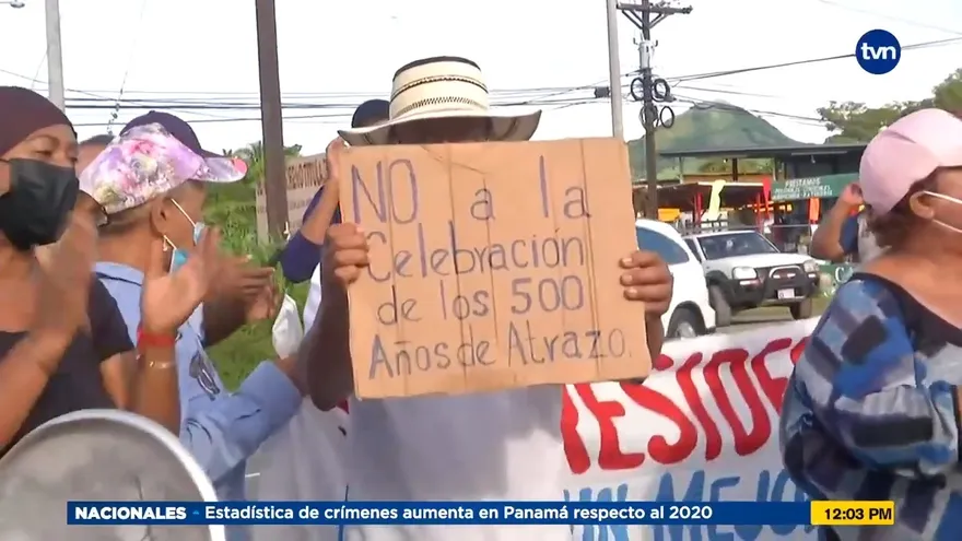 Residentes de Natá protestan cerrando vía Interamericana