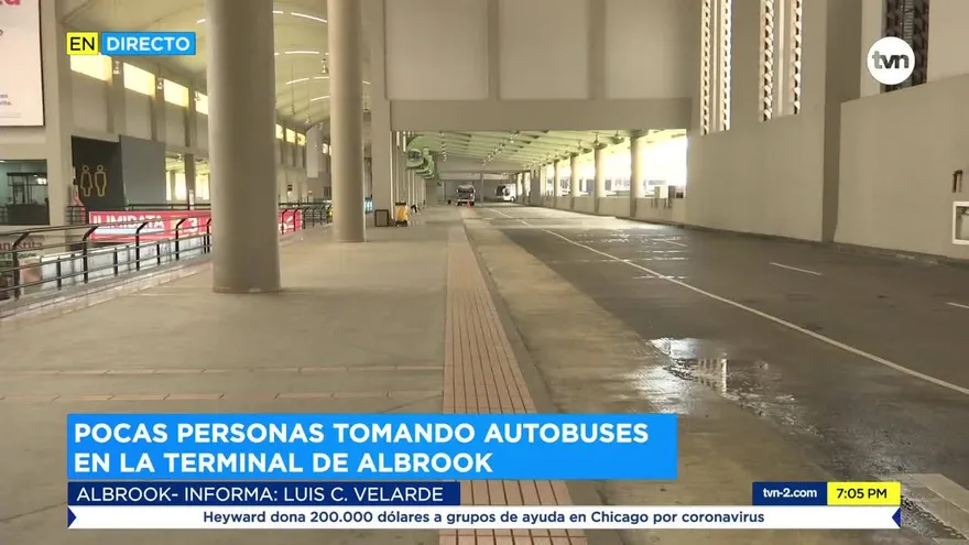 Terminal de Albrook registra pocos pasajeros