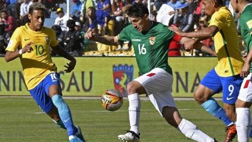 Clasificada Brasil empata con Bolivia en la altura de La Paz.