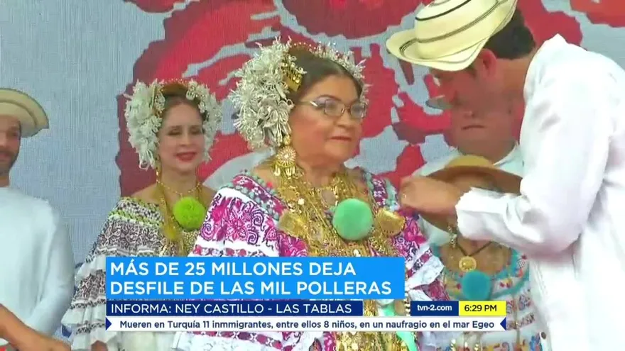 Desfile de las Mil Polleras inyectará $25 millones a la economía