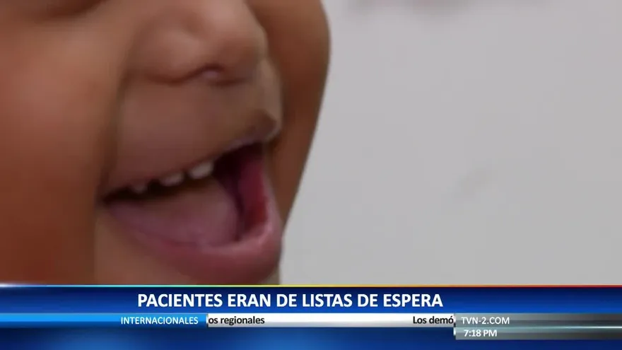 Niños son operados con ayuda de un equipo internacional