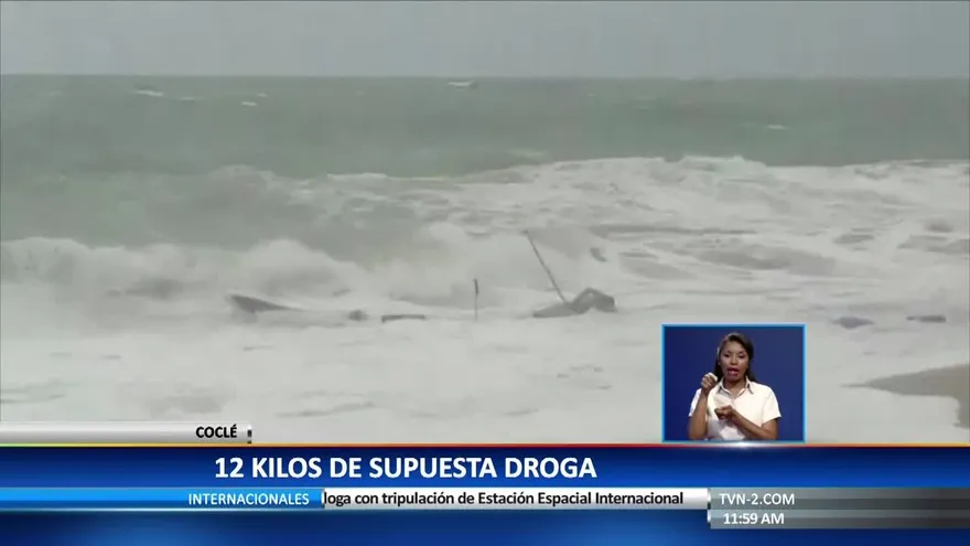 Incautan más de 12 kilos de cocaína en playa Farallón