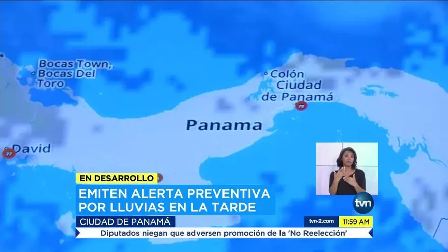 Etesa prevé aguaceros con actividad eléctrica