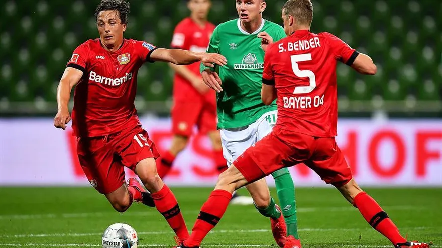 Bayer Leverkusen insiste en la Liga de Campeones y derrota al  Werder Bremen