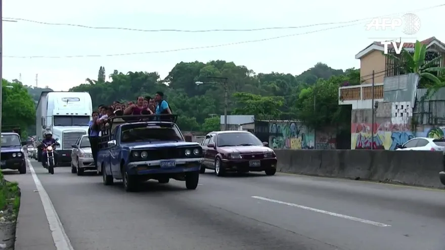 Las maras paran el transporte en El Salvador