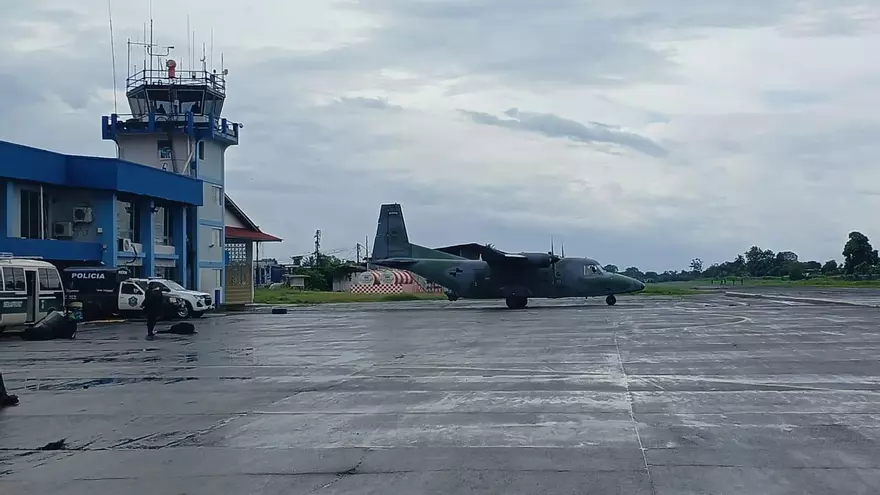 Fuerzas especiales en el aeropuerto Capitán Manuel Niño de Changuinola