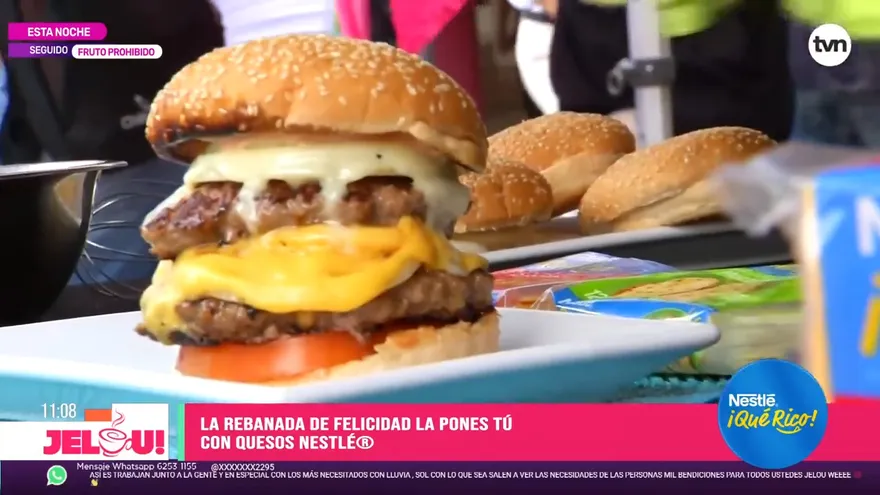 Receta: Hamburguesa doble carne y doble queso