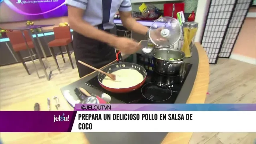 Prepara un delicioso Pollo en salsa de coco