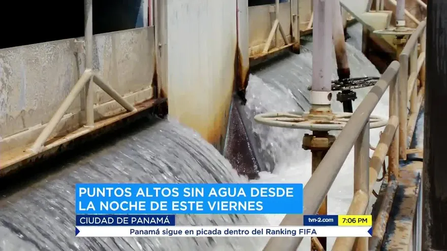 Por trabajos, disminuirá producción de agua la Planta Potabilizadora de Chilibre