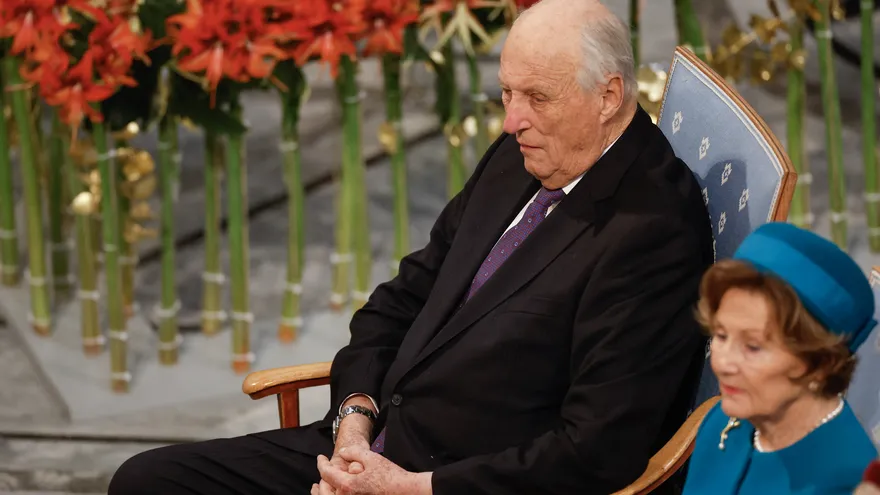 El rey Harald de Noruega, de 89 años de edad.