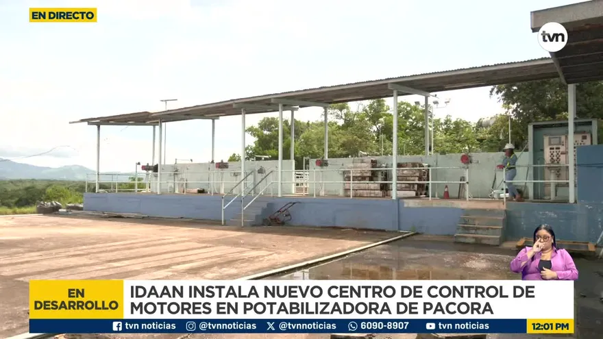 Idaan realiza trabajos en potabilizadora de Pacora